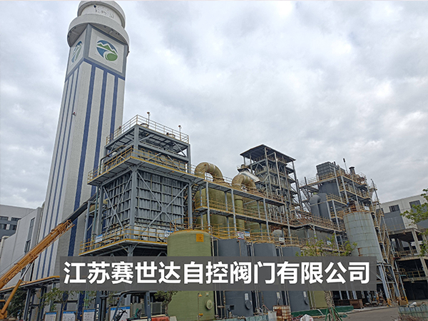 一體兩閥式氣動提升閥應(yīng)用于廣東某環(huán)境科技有限公司